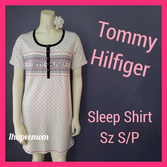 Tommy Hilfiger Oversized Pajama Shirt - Picture 6 of 7